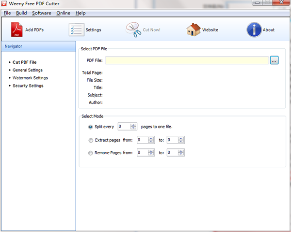 Weeny Free PDF Cutter正式版(PDF切割器)