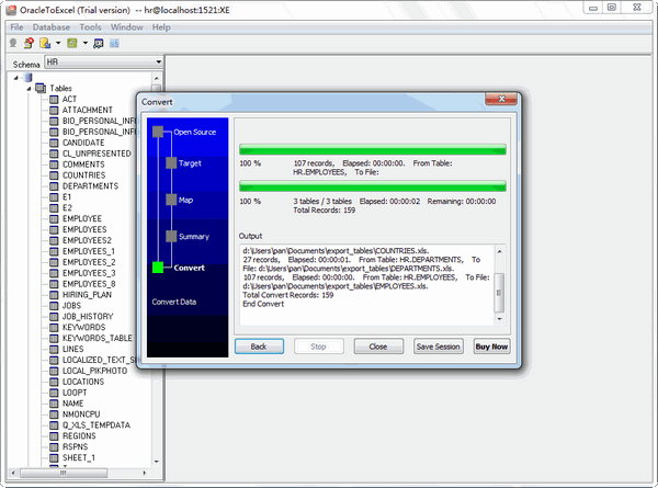 OracleToExcel官方版(Oracle导出Excel工具)