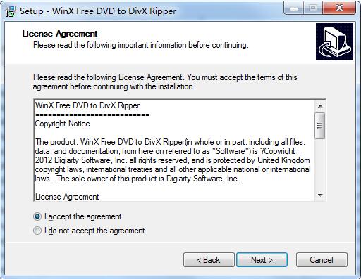 WinX Free DVD to DivX Ripper最新版