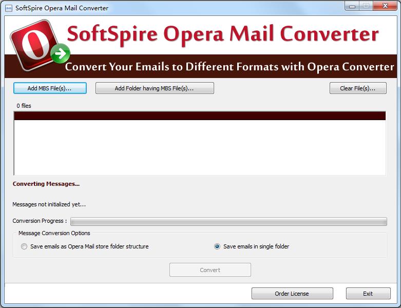 SoftSpire Opera Mail Converter英文安装版(Opera邮件转换器)