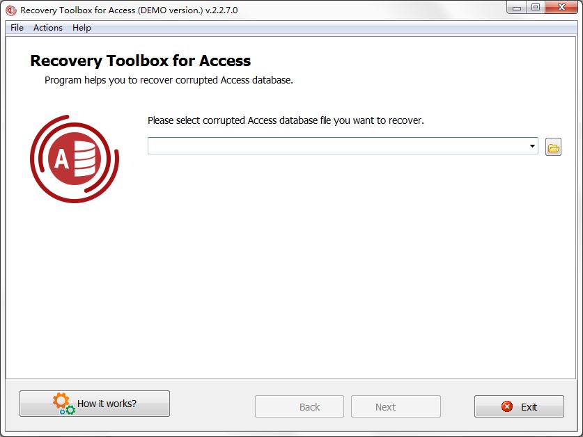 Recovery Toolbox for Access多国语言安装版(Access文件修复工具)