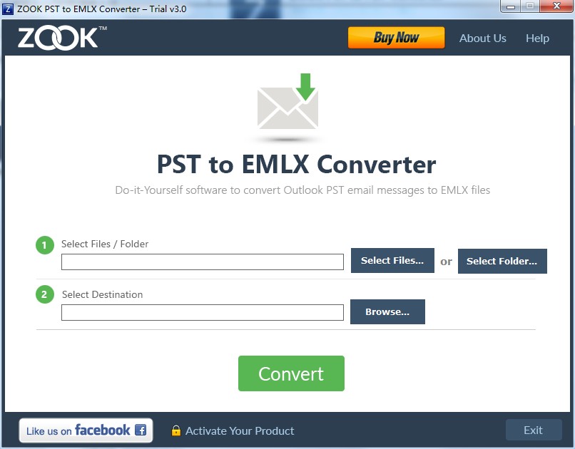 ZOOK PST to EMLX Converter英文安装版