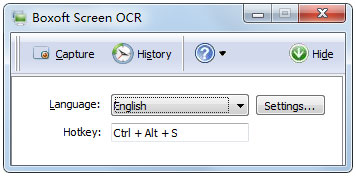 Boxoft Screen OCRocr英文安装版(OCR文字识别软件)