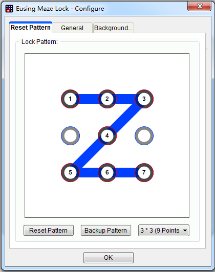 Eusing Maze Lock英文安装版(电脑九点解锁)