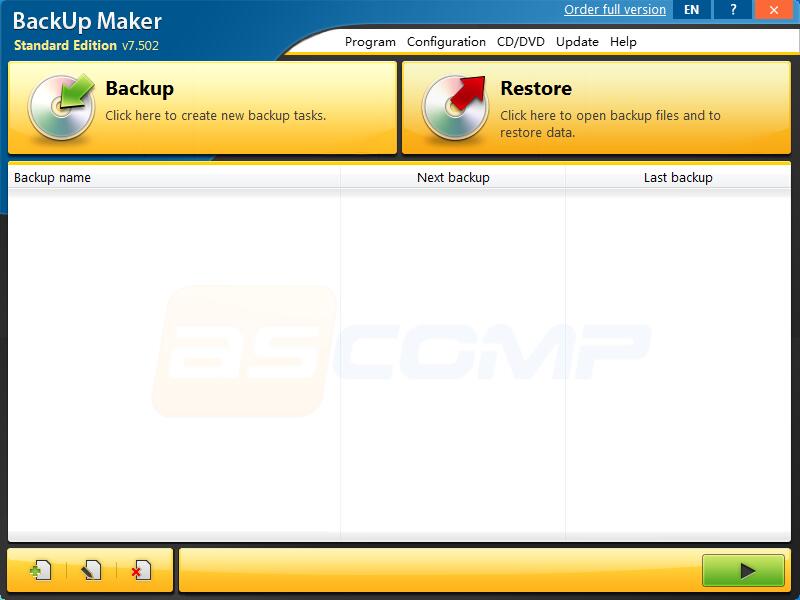 BackUp Maker多国语言安装版(备份软件)
