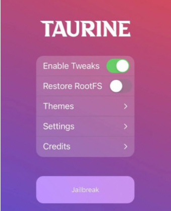 Taurine越狱工具最新版