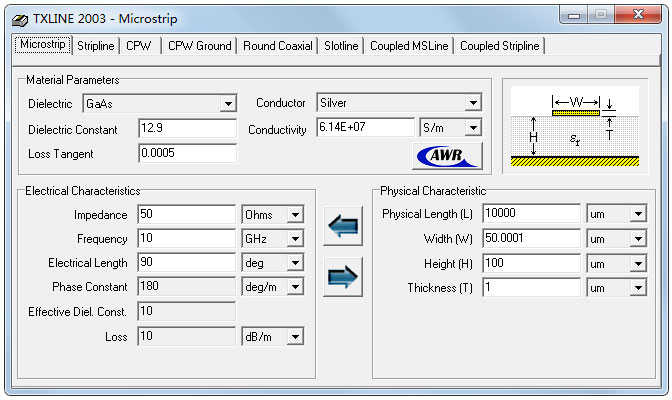 TXLINE<a href=https://www.officeba.com.cn/tag/lvseban/ target=_blank class=infotextkey>绿色版</a>(微带线计算工具)