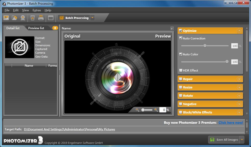 Photomizer多国语言安装版(数码照片修复软件)