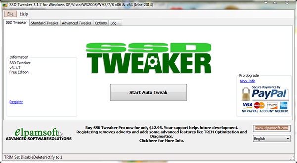 SSD Tweaker 3.1.7 绿色版