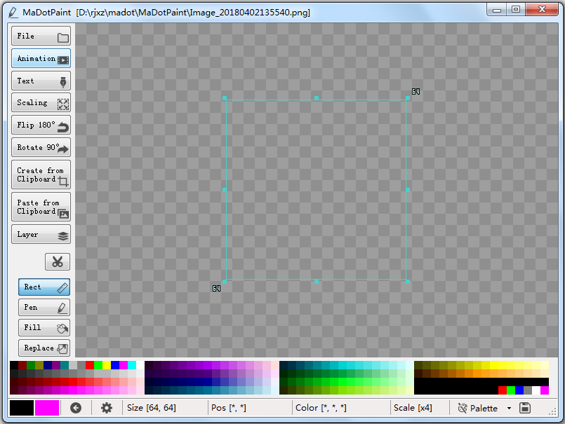 MaDotPaint英文绿色版(2D游戏图像设计软件)