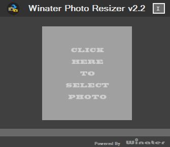 Winater Photo Resizer绿色英文版(图像编辑工具)