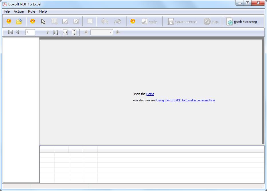 Boxoft pdf to Excel英文安装版(PDF转Excel软件)