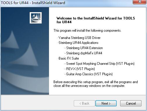 雅马哈ur44声卡驱动英文安装版