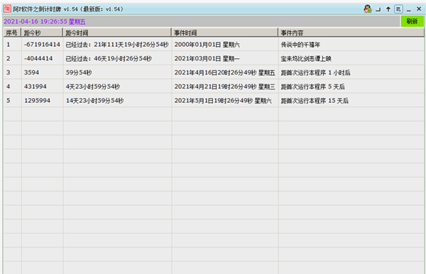 阿P软件之倒计时牌免费版