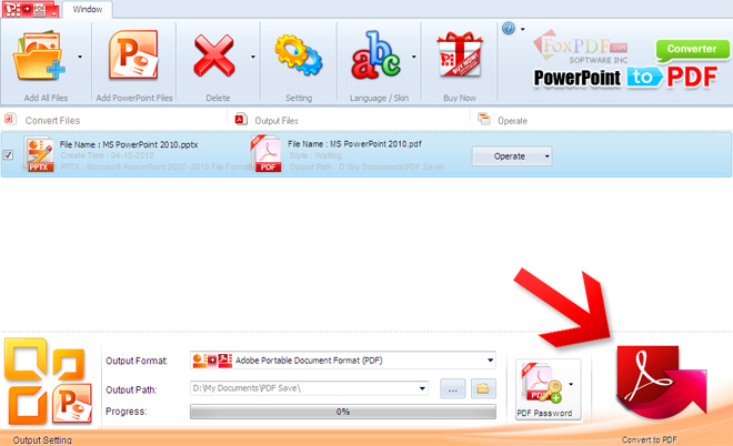 FoxPDF PPT to PDF Converter（PPT转PDF）多国语言安装版