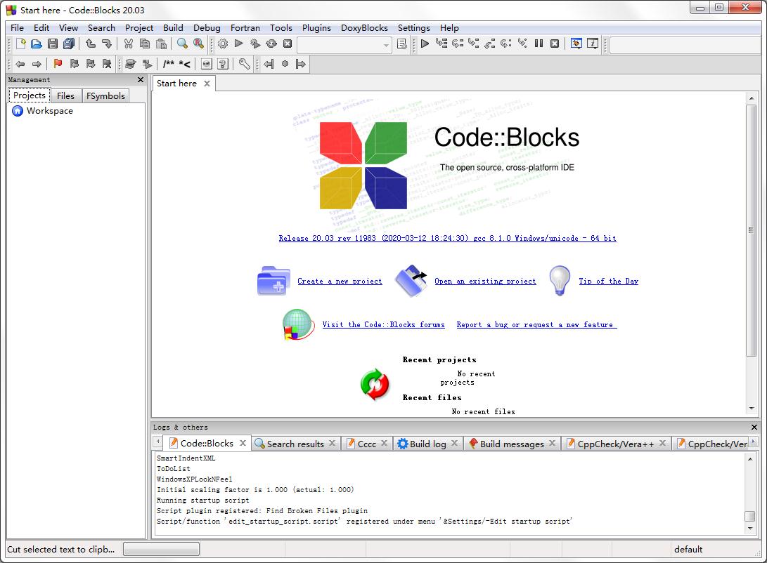 codeblocks英文安装版(程序开发软件)