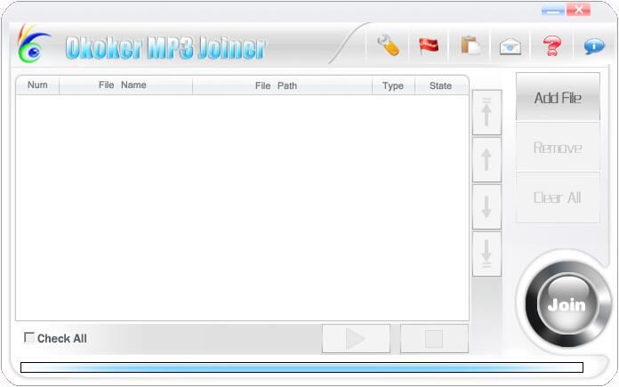 Okoker MP3 Joiner英文安装版(mp3合并软件)