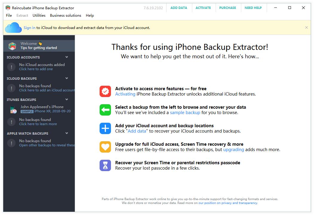 Reincubate iPhone Backup Extractor英文安装版(备份提取软件)