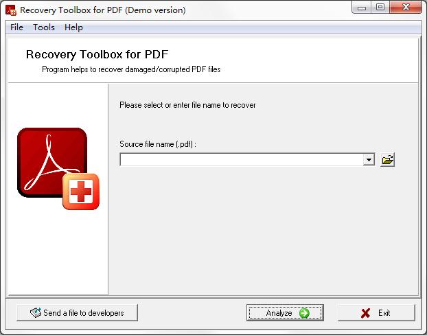 Recovery Toolbox for PDF<a href=https://www.officeba.com.cn/tag/lvsemianfeiban/ target=_blank class=infotextkey>绿色免费版</a>(PDF文件修复工具)