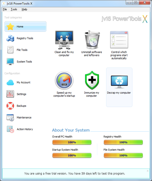 jv16 PowerTools X英文版(系统优化工具)