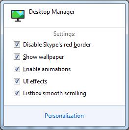 Desktop Manager绿色英文版(桌面管理器)
