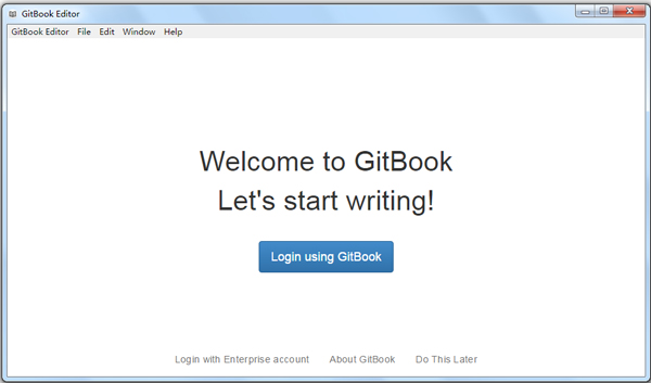 GitBook Editor英文版(文本编辑器)