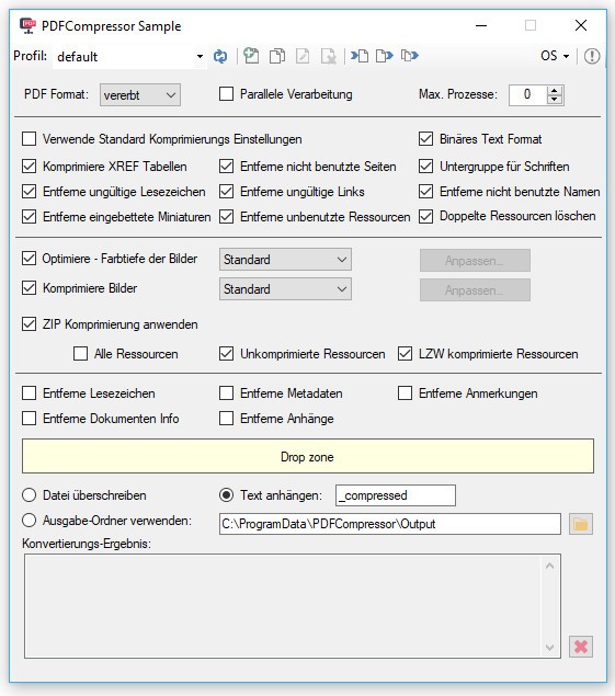 DropCompress<a href=https://www.officeba.com.cn/tag/lvsemianfeiban/ target=_blank class=infotextkey>绿色免费版</a>(PDF压缩工具)