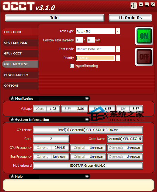 OCCTFinal <a href=https://www.officeba.com.cn/tag/lvseban/ target=_blank class=infotextkey>绿色版</a>(电源品质测试)