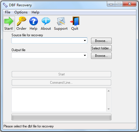DBF Recovery英文版(DBF文件修复软件)
