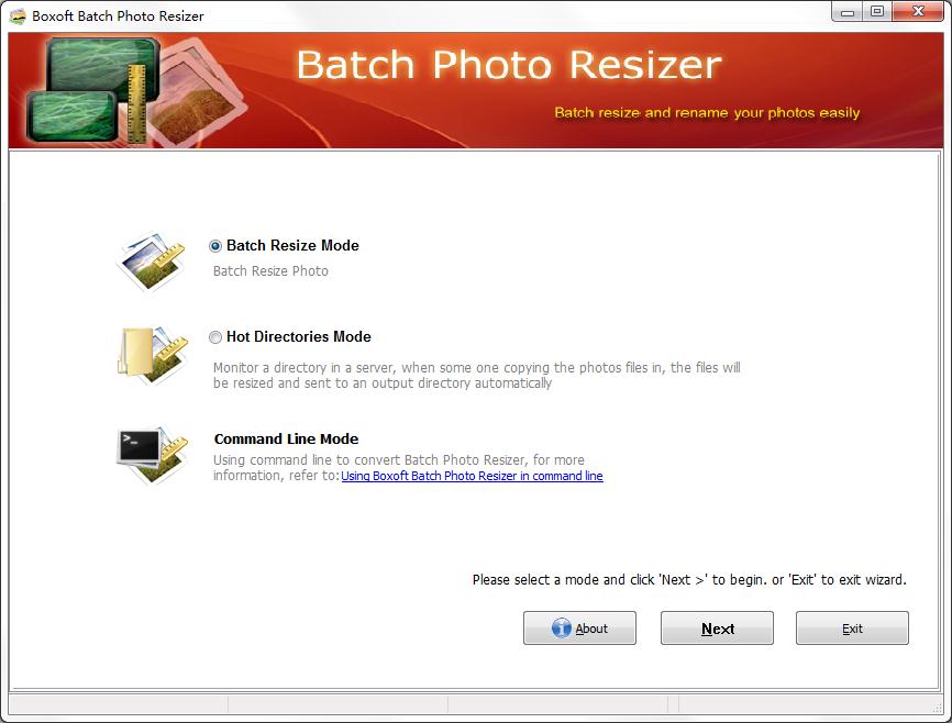 Boxoft Batch Photo Resizer英文安装版