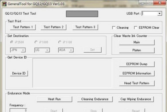GeneralTool绿色版(佳能废墨清零软件)