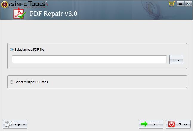 SysInfoTools PDF Repair英文安装版(PDF修复工具)