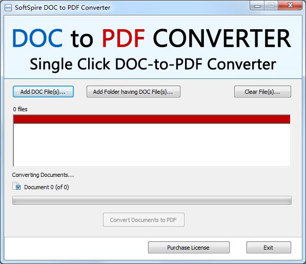 SoftSpire DOC to PDF Converter英文安装版(DOC转PDF工具)