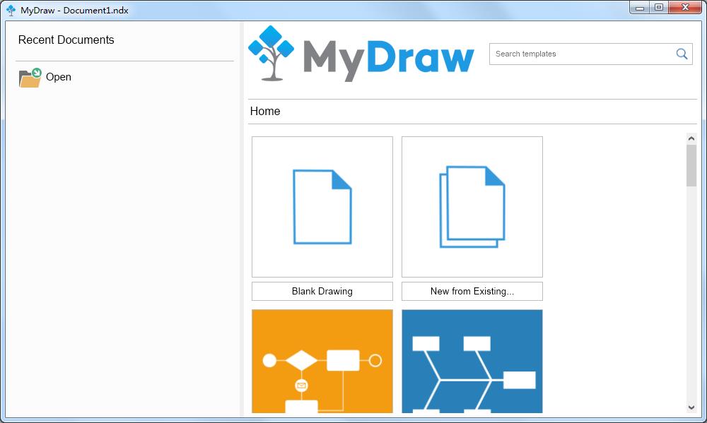 MyDraw英文绿色版(思维导图软件)