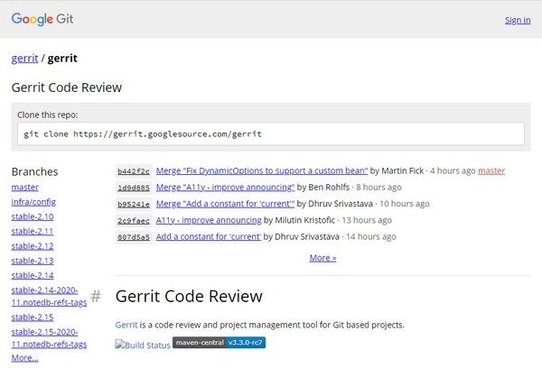 Gerrit官方版(代码审查项目管理工具)