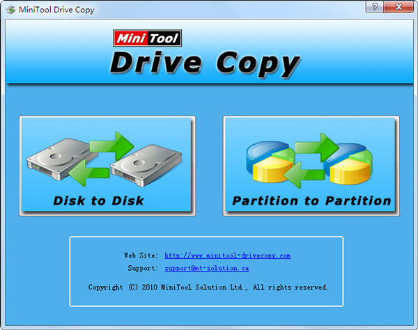 MiniTool Drive Copy