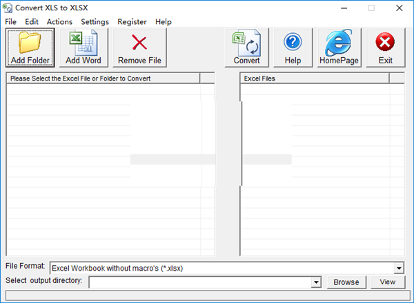 Convert XLS to XLSX最新版(Excel文件转换器)