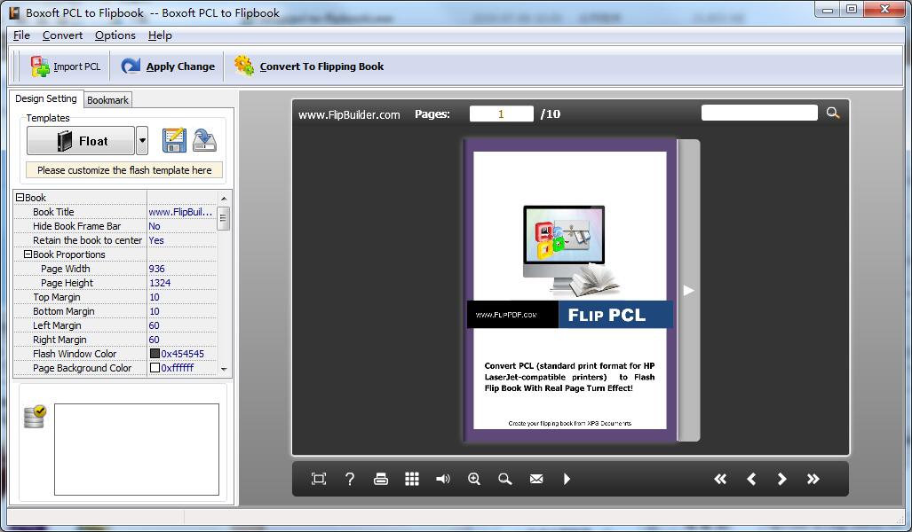 Boxoft PCL to Flipbook英文安装版(翻页书制作工具)
