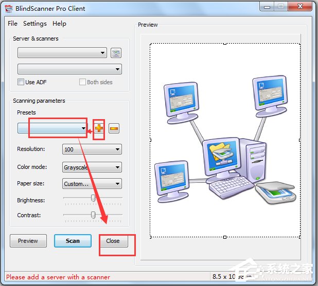 BlindScanner Pro多国语言破解版(远程扫描工具)