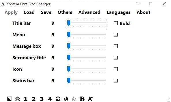 System Font Size Changer<a href=https://www.officeba.com.cn/tag/lvseban/ target=_blank class=infotextkey>绿色版</a>(系统字体大小调整工具)