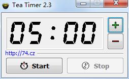 Tea Timer绿色英文版(喝茶时间提醒)