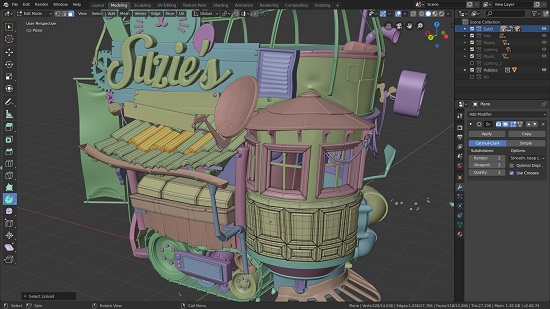 Blender（三维建模软件）V2.93.0 正式版