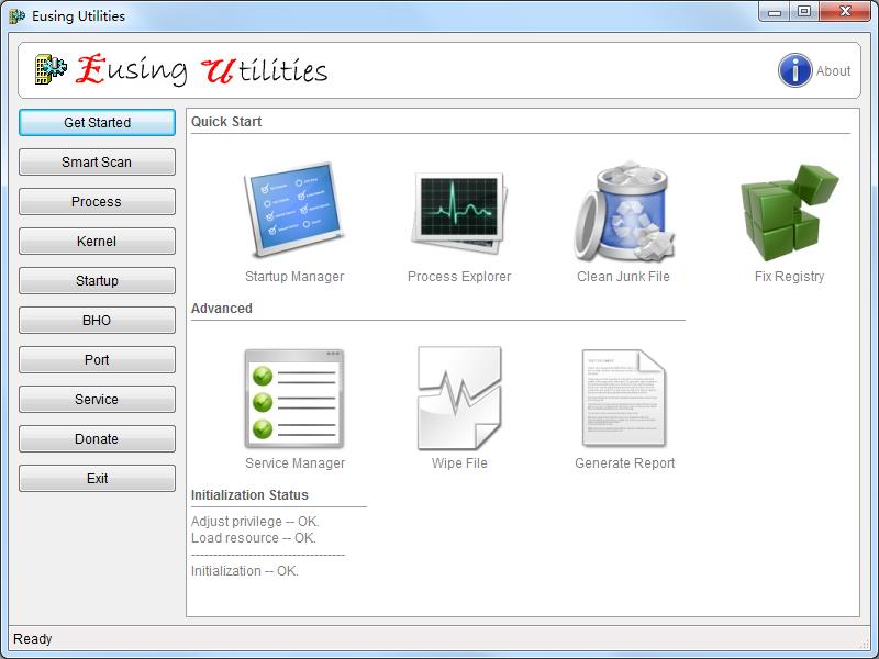Eusing Utilities英文安装版(系统诊断工具)