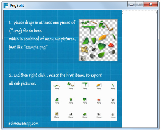 PngSplit<a href=https://www.officeba.com.cn/tag/lvseban/ target=_blank class=infotextkey>绿色版</a>(PNG图片分割软件)