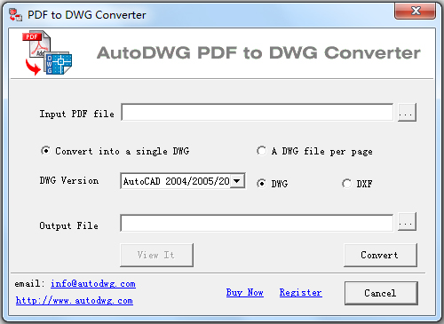 AutoDWG PDF to DWG Converter英文版(pdf转dwg<a href=https://www.officeba.com.cn/tag/geshizhuanhuanqi/ target=_blank class=infotextkey>格式转换器</a>)