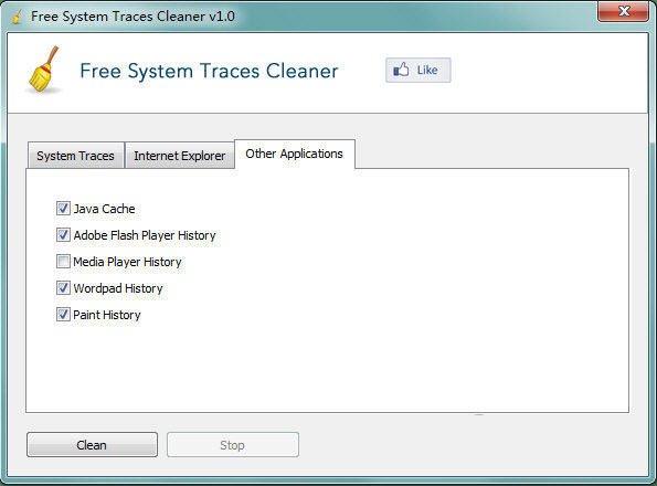 Free System Traces Cleaner官方版(系统痕迹清理工具)