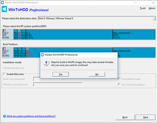 Hasleo WinToHDD Technician便携版(硬盘安装工具)