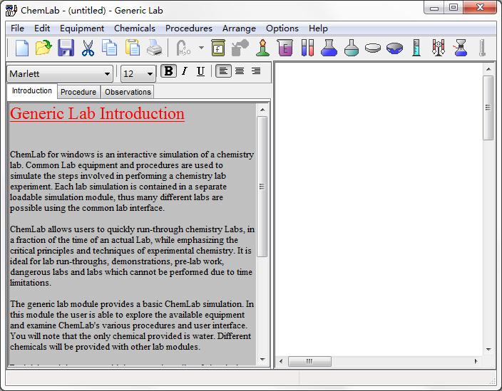 ChemLab英文安装版(化学实验演示工具)