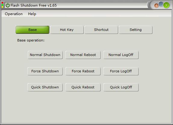 Flash Shutdown Free英文安装版(快速关机工具)