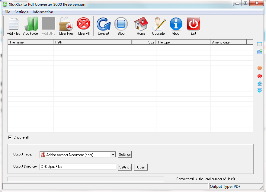 Xls-Xlsx to Pdf Converter 3000英文安装版